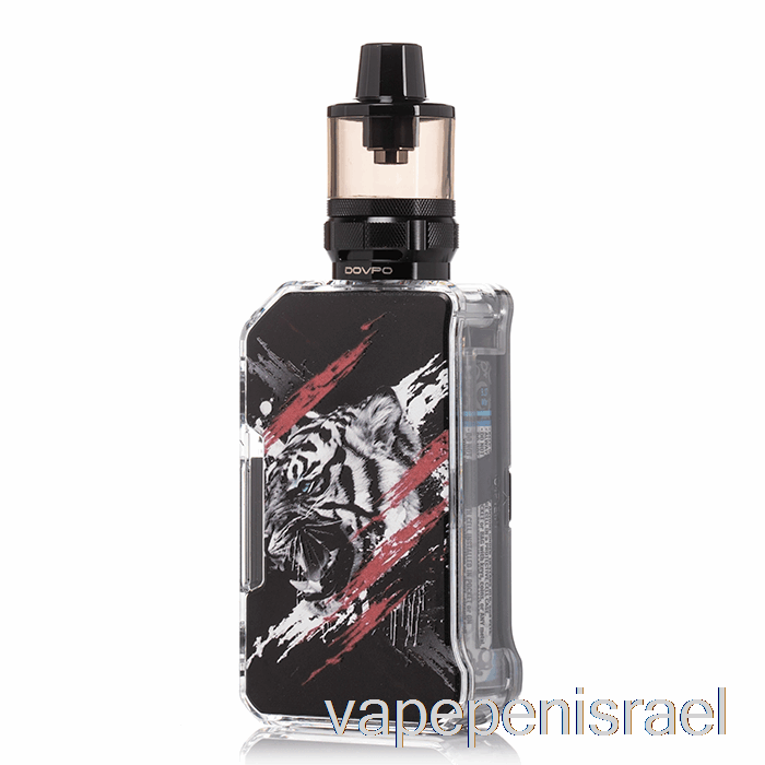 חד פעמי Vape Israel Dovpo Mvp 220w ערכת התחלה טייגר שקוף